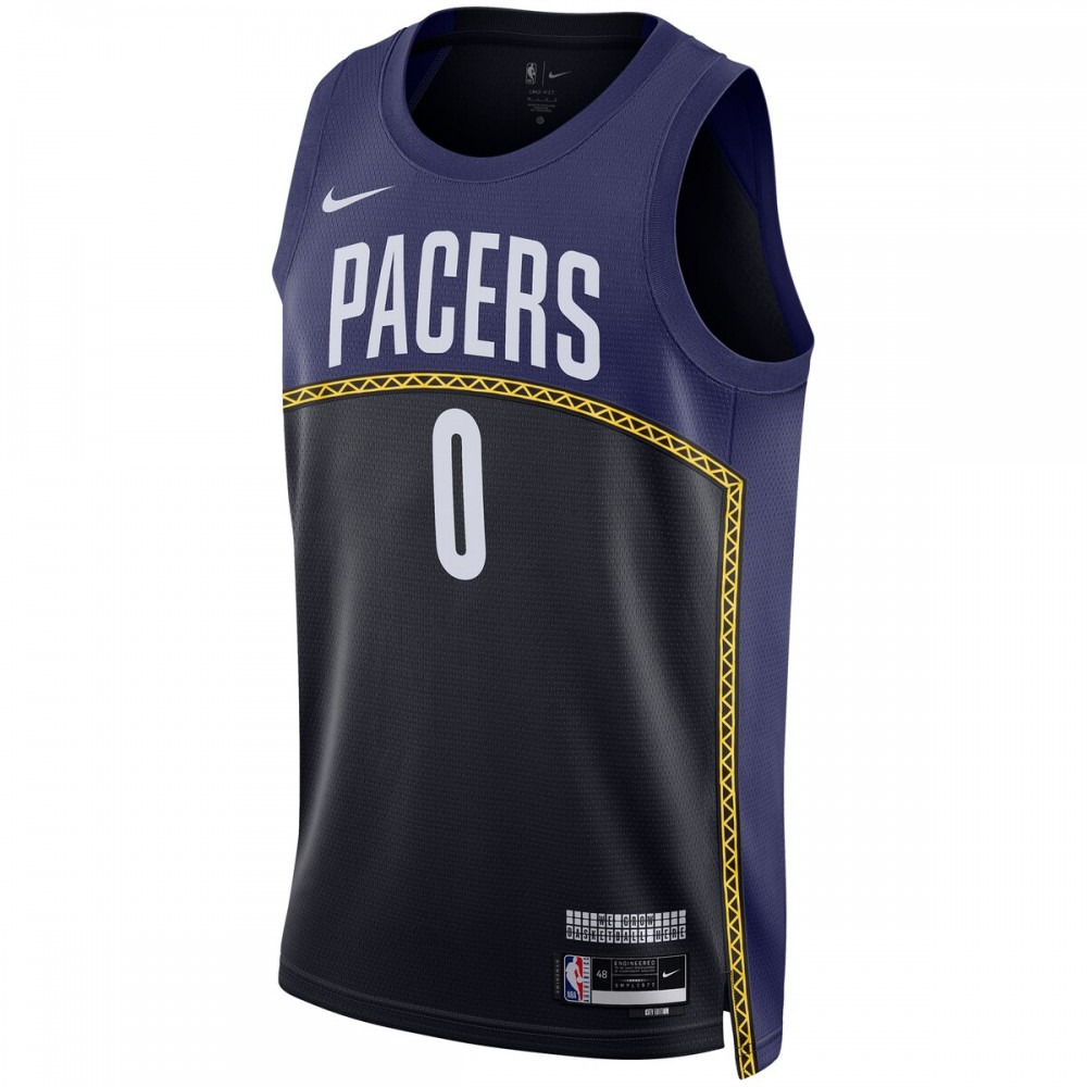 Tyrese Haliburton Indiana Pacers Unisex 2022/23 Swingman Jersey - City Edition - Blue-Pro Kit Vault | Brand New 26/27 Sports Jerseys